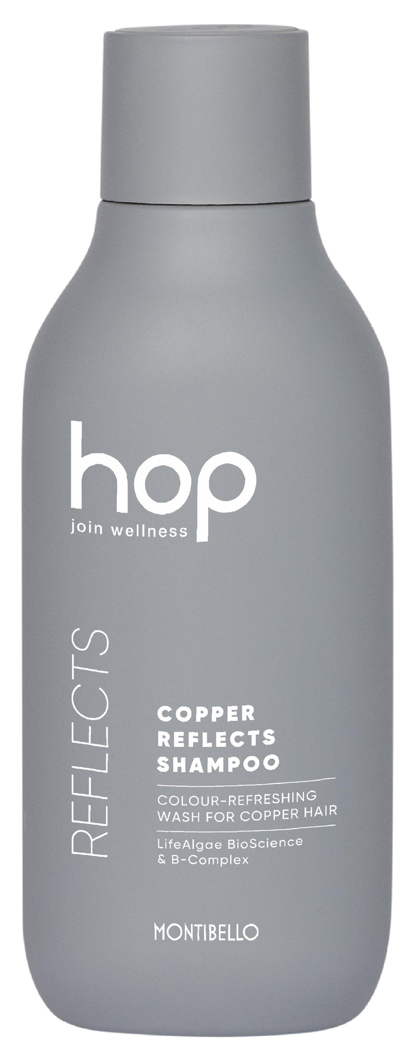 HOP Colour Boost Copper Reflects Shampoo 300ml - The Hair Department