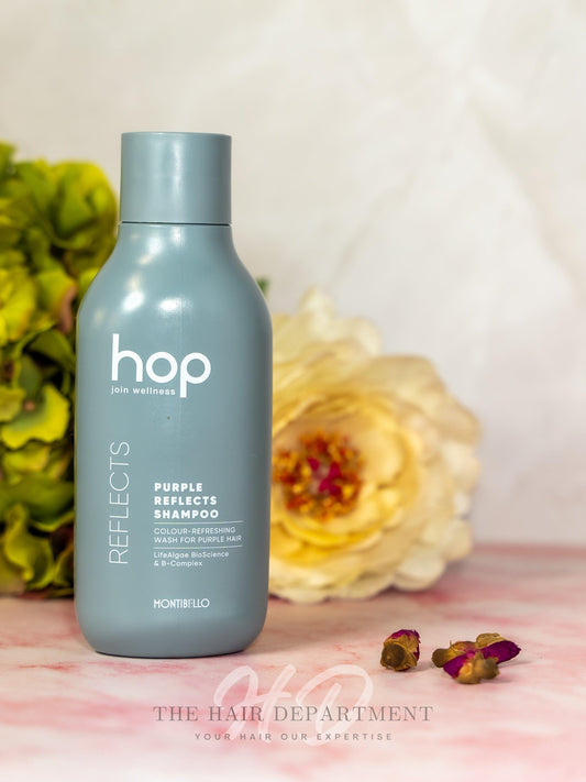 HOP Colour Boost Purple Reflects Shampoo 300ml - The Hair Department