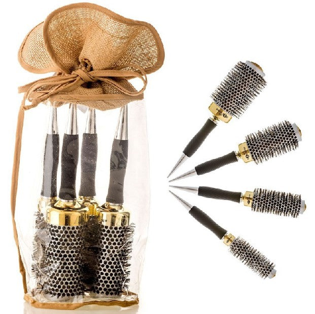 Head Jog Gold Thermo Brush Set 4 Brushes