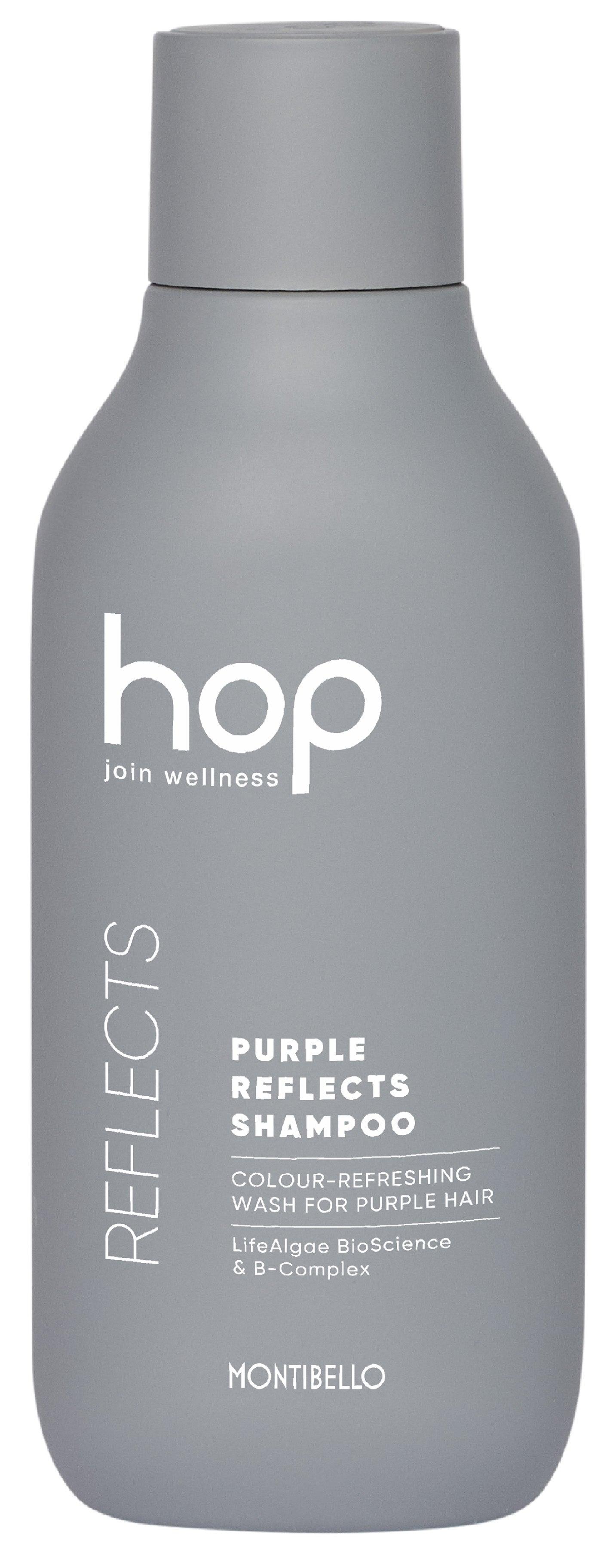 HOP Colour Boost Purple Reflects Shampoo 300ml - The Hair Department