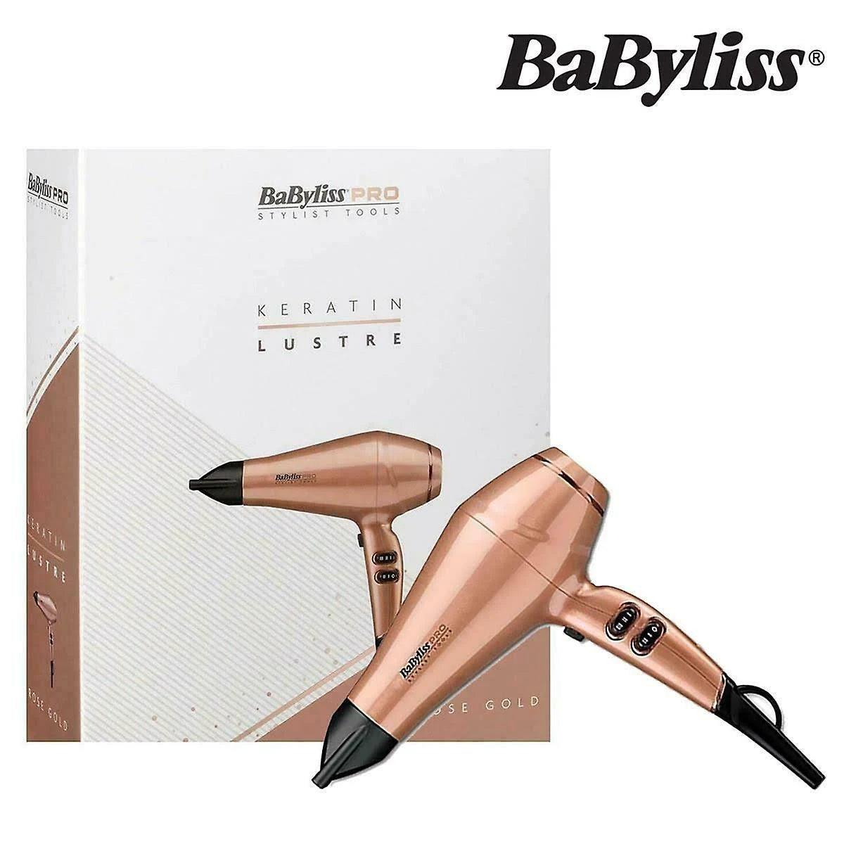 BABYLISS PRO KERATIN LUSTRE DRYER ROSE GOLD