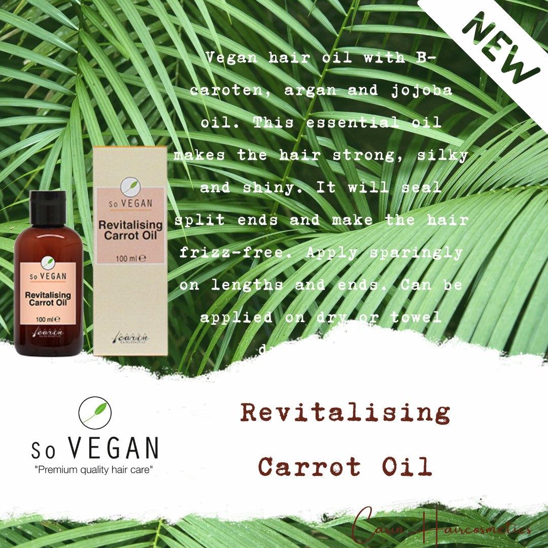 So Vegan Revitalising Carrot Oil 100ml - The Hair Department