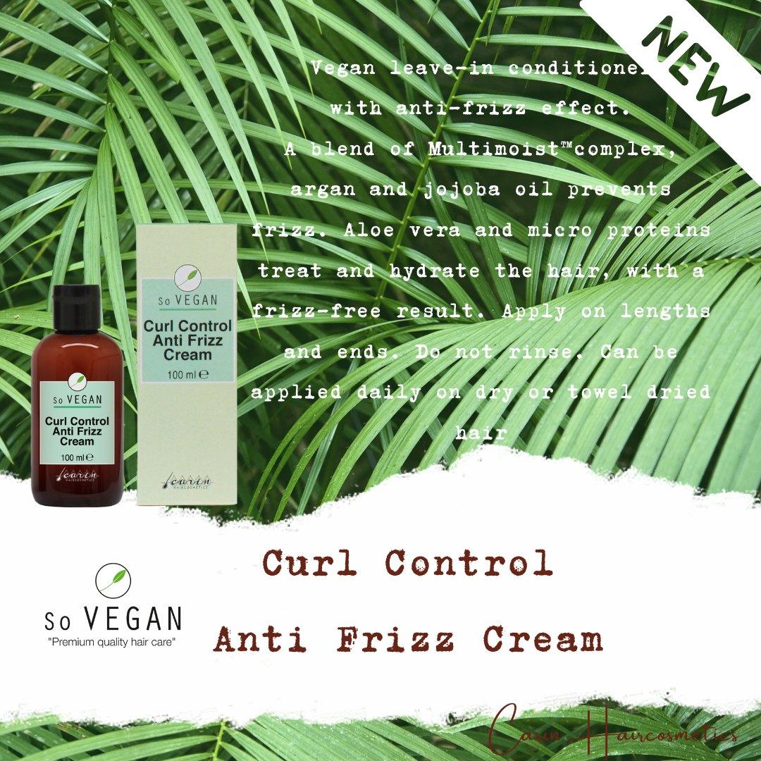 So Vegan Curl Control Anti Frizz Cream 100ml - The Hair Department